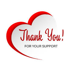 Thank You For Your Support
