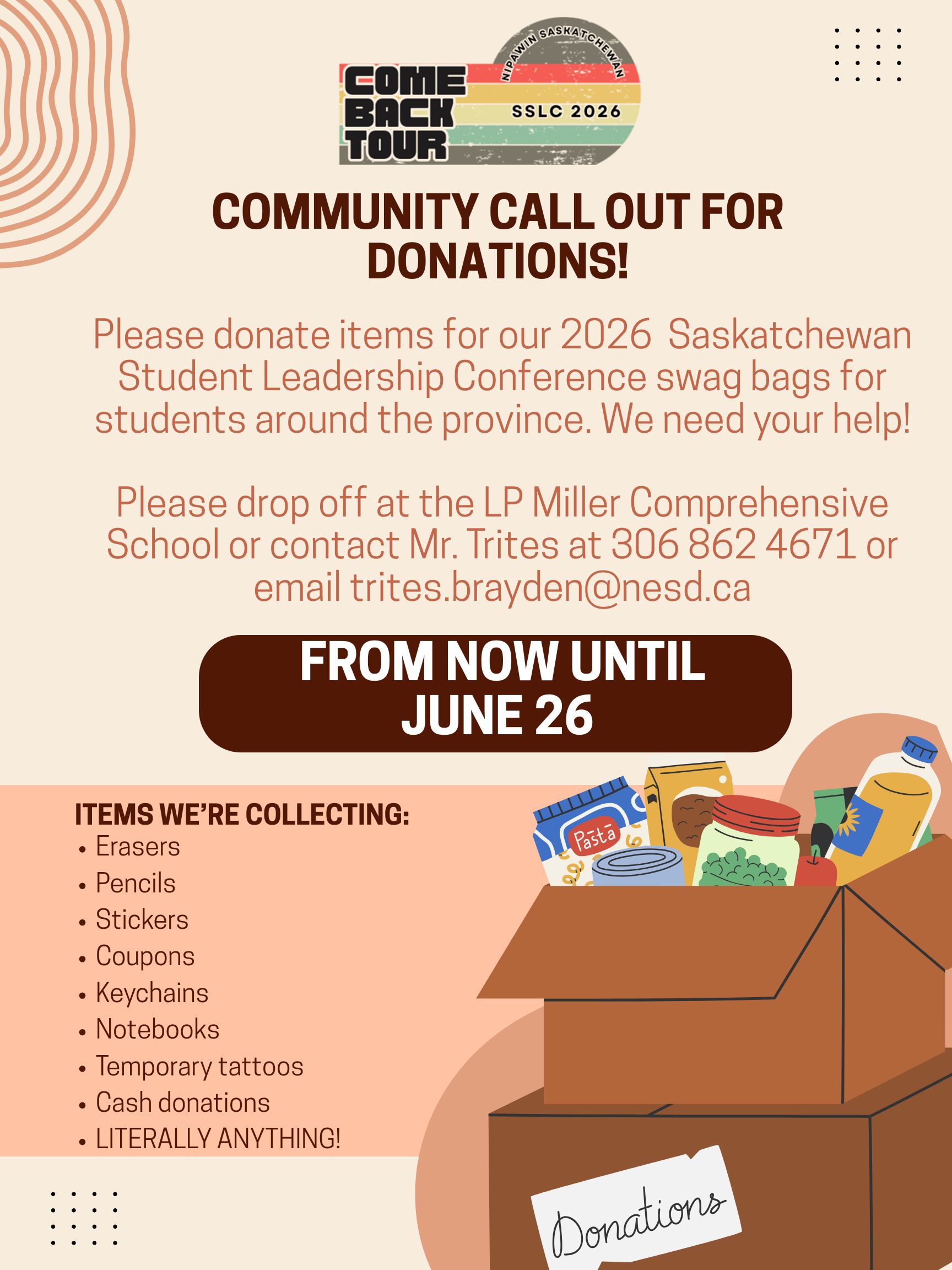 SSLC 2026 Call for Donations