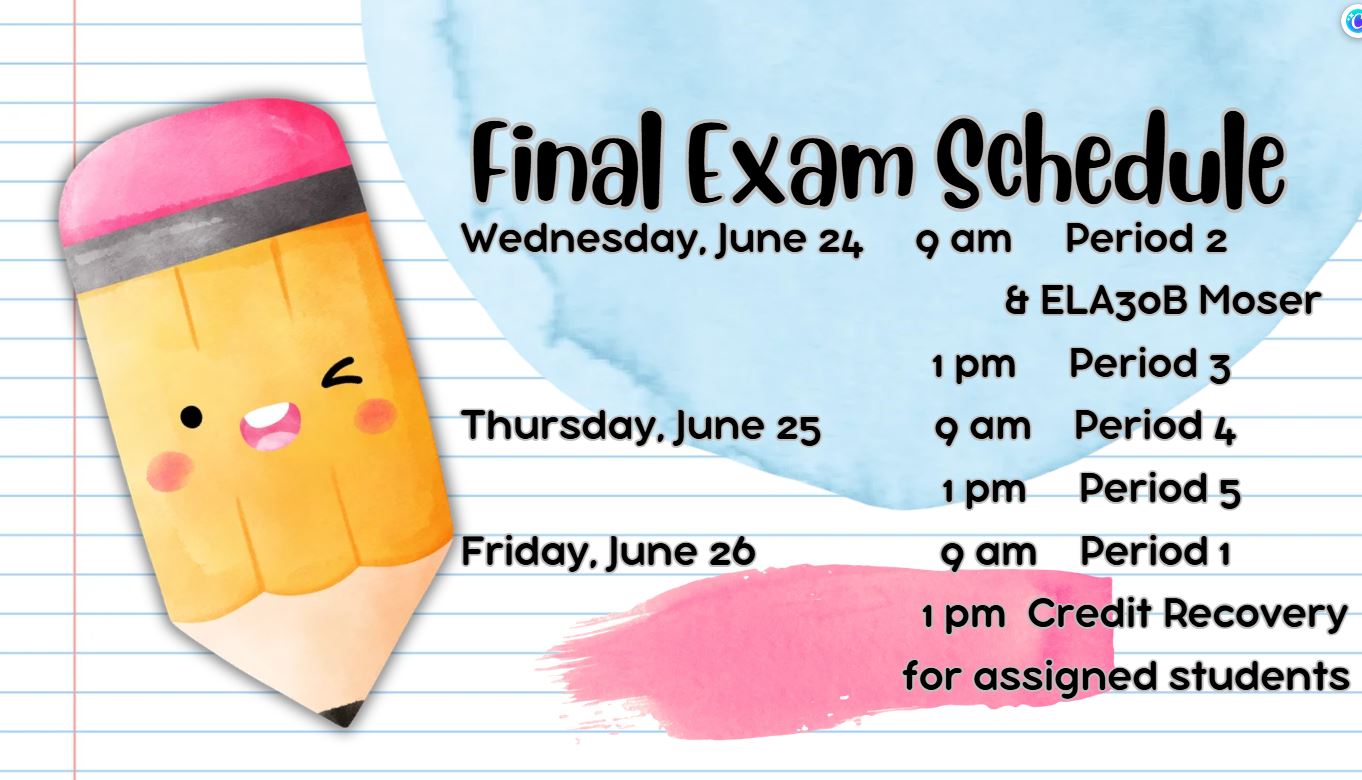 Final Exam Schedule