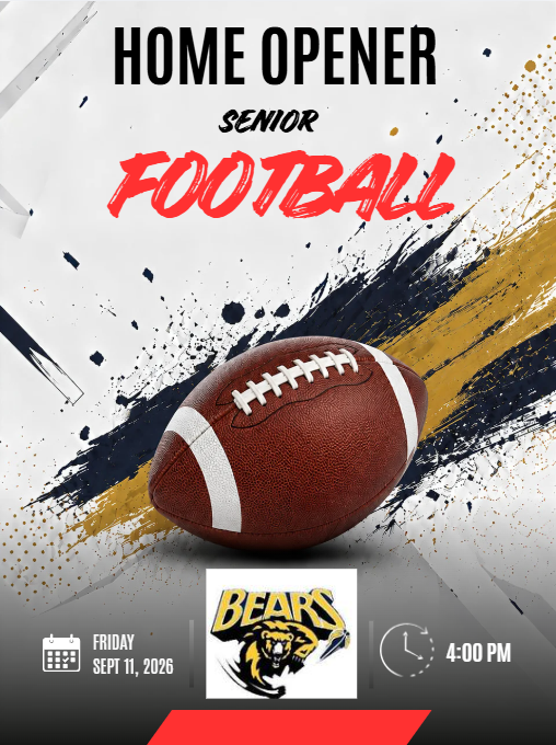 Senior Football Home Opener!