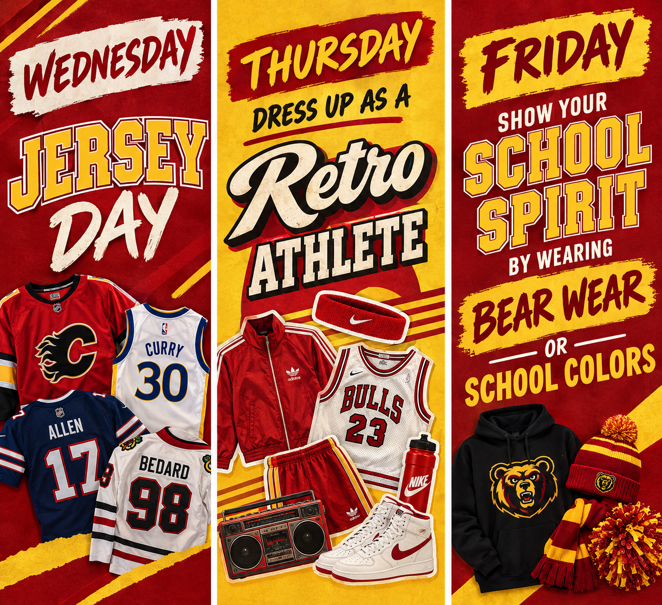 This Spirit Week: School Sport! 